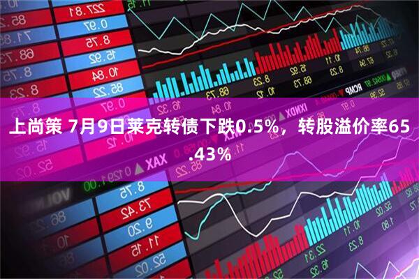 上尚策 7月9日莱克转债下跌0.5%，转股溢价率65.43%