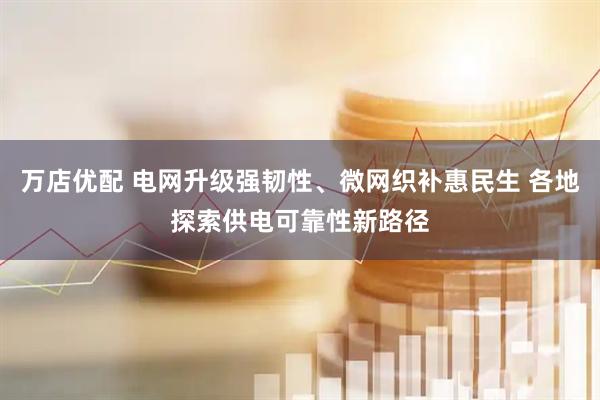 万店优配 电网升级强韧性、微网织补惠民生 各地探索供电可靠性新路径
